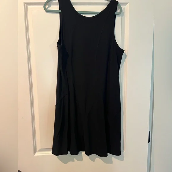 Lululemon Ribbed Modal-Cotton Dress size 10 black